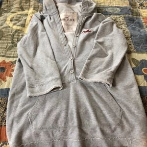 Hollister lightweight quarter length hoodie